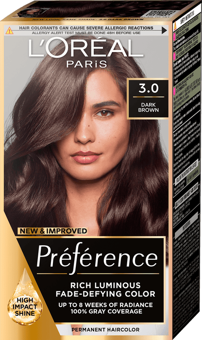 Боя за коса, Nr.3.0 Dark Brown, 1 бр