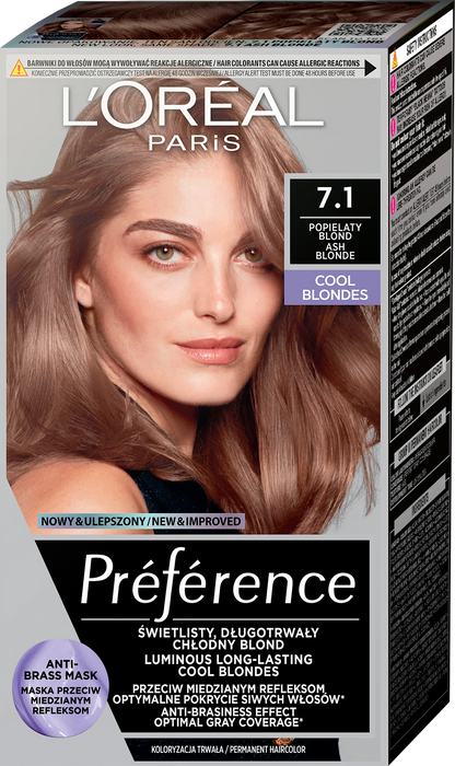 Боя за коса - Nr. 7.1 Ash Blonde, 1 бр
