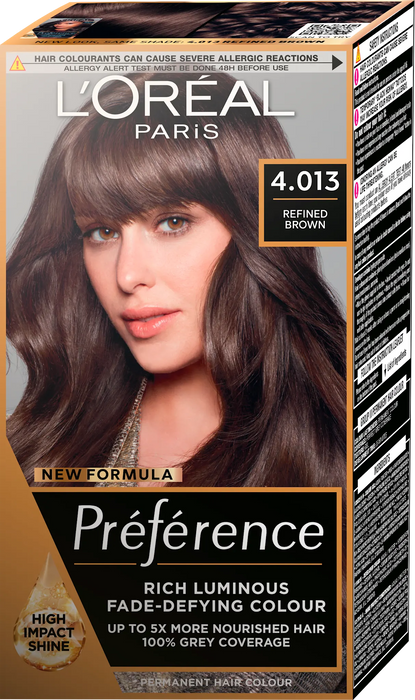 Боя за коса Preference - Nr. 4.013 Refined Brown, 1 бр