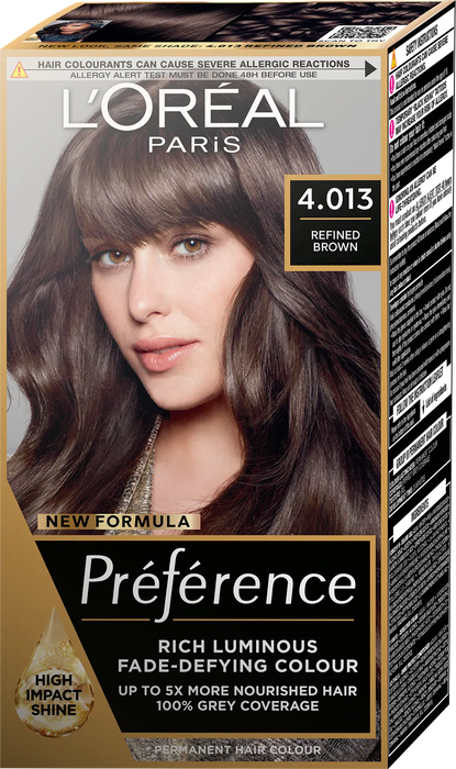 Боя за коса Preference - Nr. 4.013 Refined Brown, 1 бр