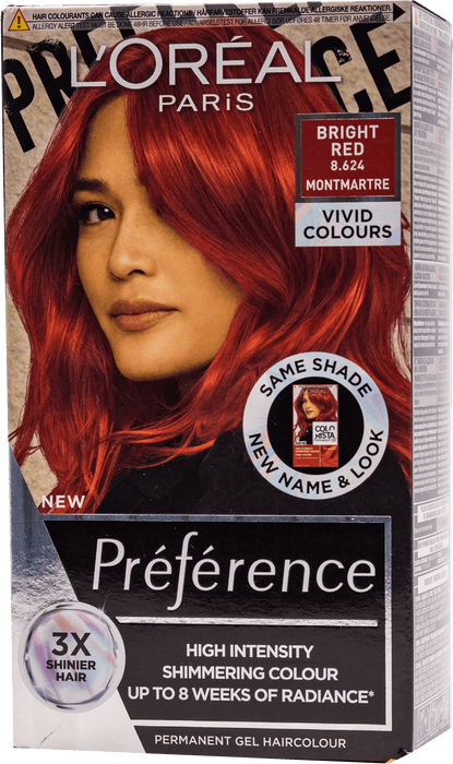 Боя за коса VIVID COLOURS, Nr.8.624 Bright Red, 1 бр