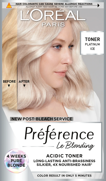 Тонер за коса Preference - Platinum Ice, 1 бр