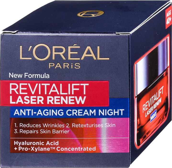 Нощен крем против бръчки Revitalift Laser Renew, 50 ml