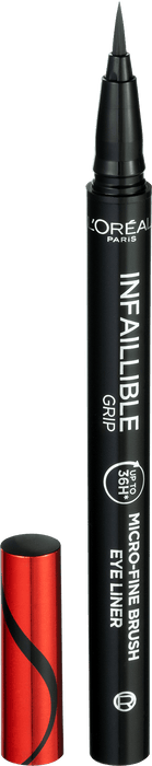 Водоустойчива очна линия Infaillible Grip Micro Fine, 01 Obsidian Black, 1 бр