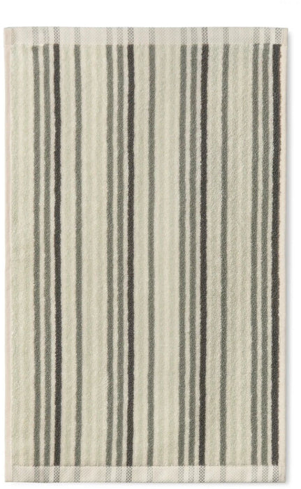 Комплект от 3 броя хавлиени кърпи La Reina - Iris Stripe, 30 x 50 cm, зелено райе