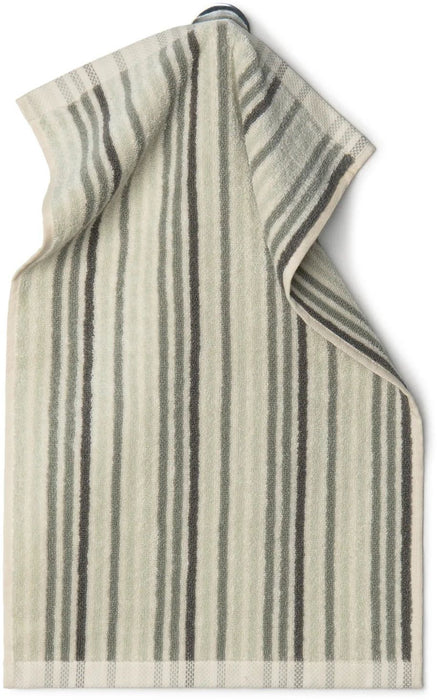Комплект от 3 броя хавлиени кърпи La Reina - Iris Stripe, 30 x 50 cm, зелено райе