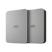 LACIE Mobile Drive HDD USB-C 4TB 2,5 инча Moon Silver