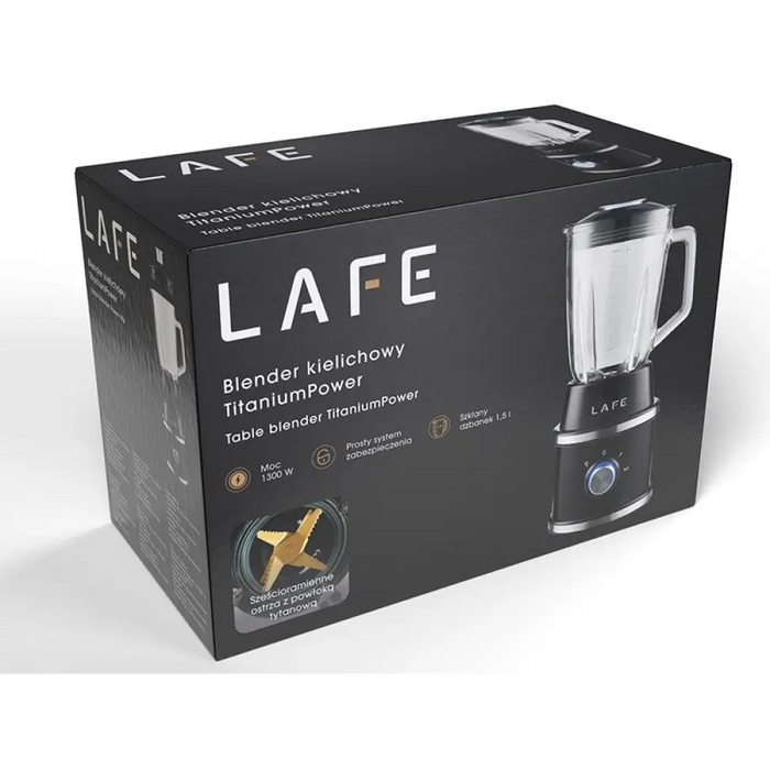 LAFE Настолен блендер TITANIUMPOWER 1300 W 1.5 L черен