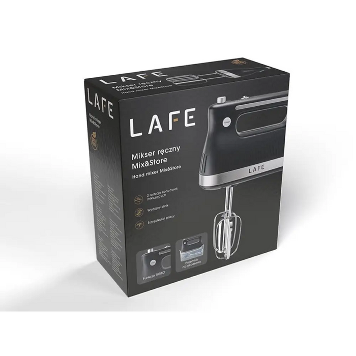 LAFE Ръчен миксер MIX & STORE 500 W Черен