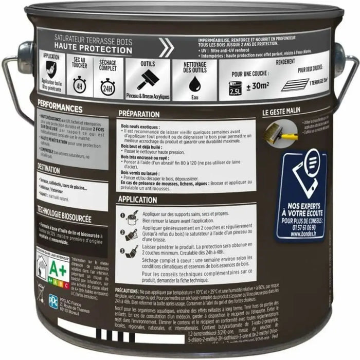 Лак Bondex Тик матов 2,5 L