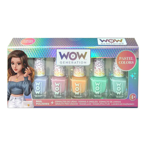 Лак за нокти KiDS Licensing WOW Pastel 5бр.