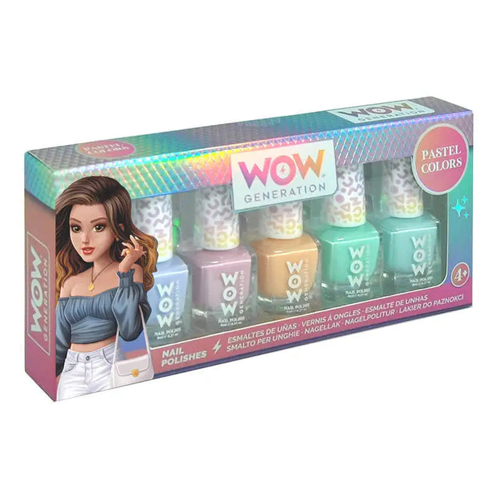 Лак за нокти KiDS Licensing WOW Pastel 5бр.
