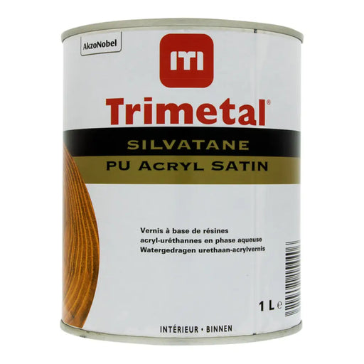 ЛАК ЗА ПАРКЕТ АКРИЛ PU САТЕН 1 L TRIMETAL