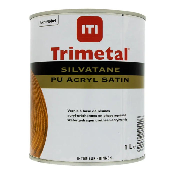 ЛАК ЗА ПАРКЕТ АКРИЛ PU САТЕН 1 L TRIMETAL