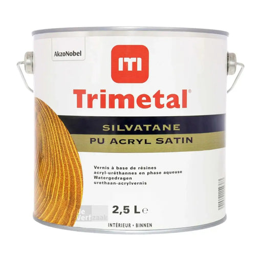 ЛАК ЗА ПАРКЕТ АКРИЛ PU САТЕН 2.5 L TRIMETAL