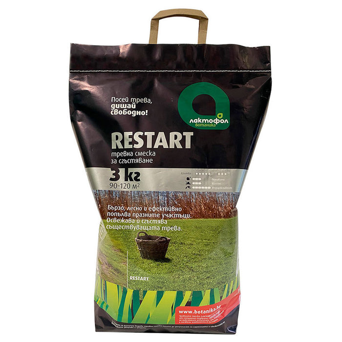 ТРЕВНА СМЕСКА 3KG, 90-120M² ЛАКТОФОЛ БОТАНИКА RESTART