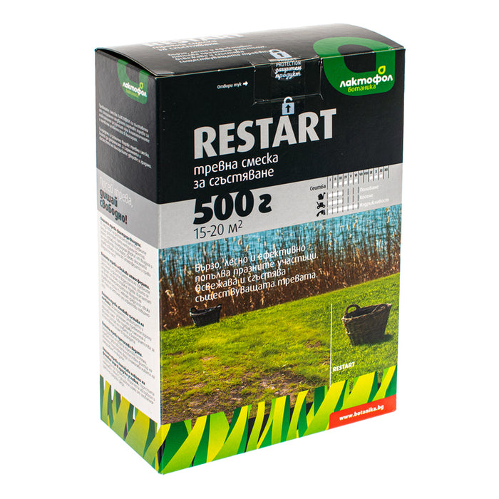ТРЕВНА СМЕСКА 0.5KG, 15-20M² ЛАКТОФОЛ БОТАНИКА RESTART