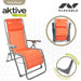 Lamamistool Aktive textileen Оранжев 160 x 76 x 52 cm