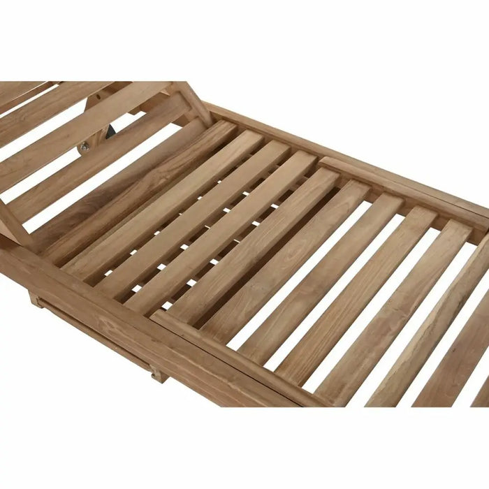 Lamamistool DKD Home Decor Кафяв С колела Тик (200 x 65 x