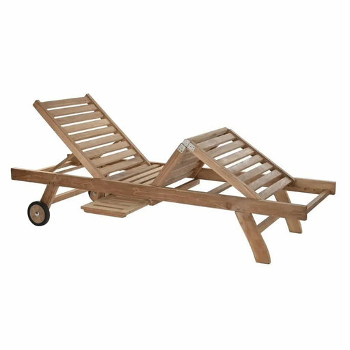 Lamamistool DKD Home Decor Кафяв С колела Тик (200 x 65 x