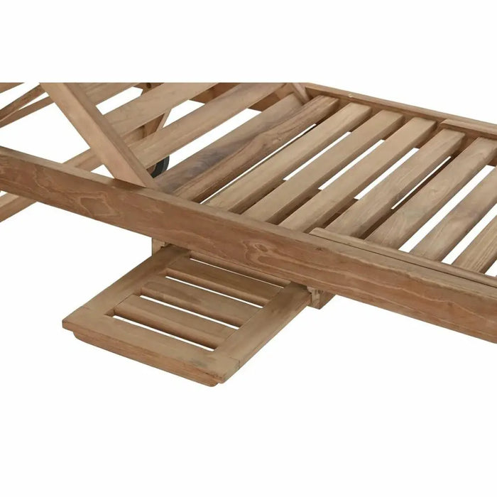 Lamamistool DKD Home Decor Кафяв С колела Тик (200 x 65 x