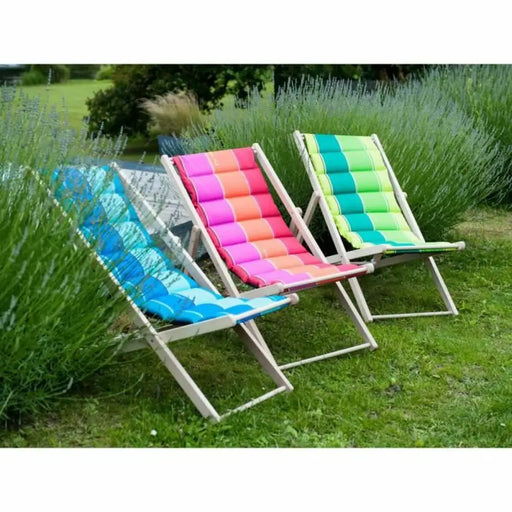Lamamistool Jardin Prive Червен Райета 106 x 55 x 95 cm