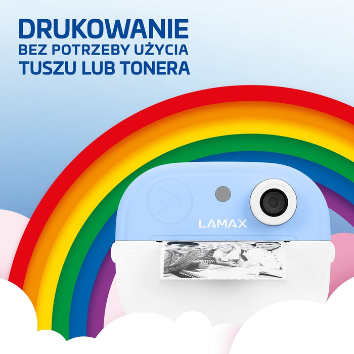 Детска камера LAMAX InstaKid2 Play, синя