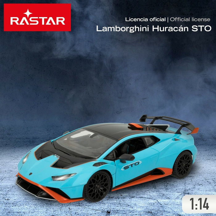 Кола с Радиоуправление Lamborghini Huracán STO Син 1:14 (2 броя)
