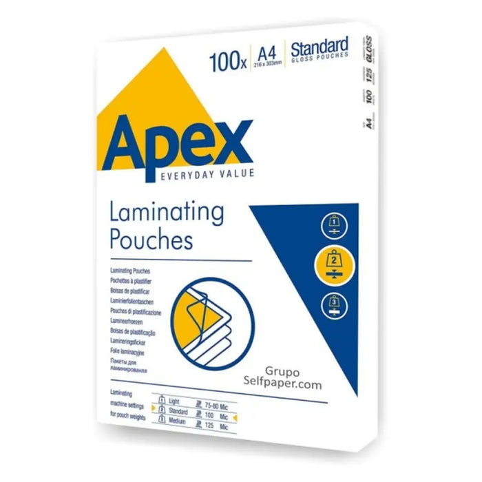 Laminating Pouches Fellowes 100 Части Прозрачен A4 (10 броя)