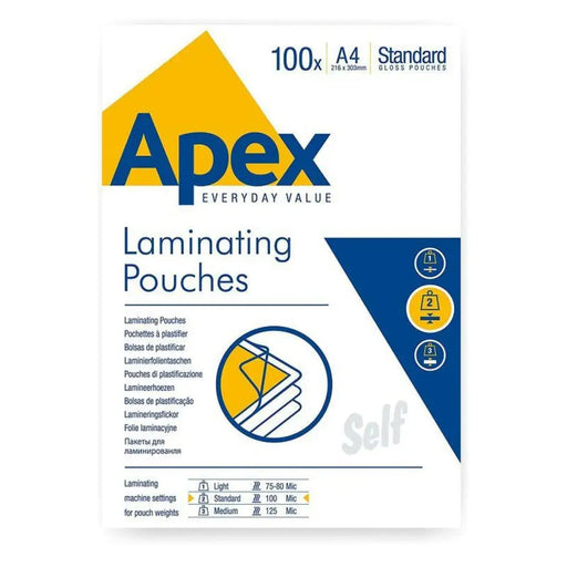Laminating Pouches Fellowes 100 Части Прозрачен A4 (10 броя)
