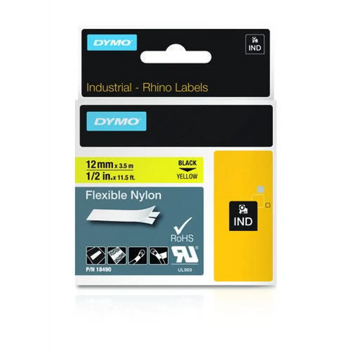 Ламинирана касета Dymo Nylon Flexible IND Многоцветен