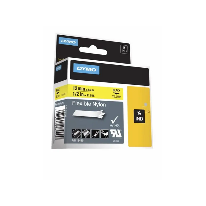 Ламинирана касета Dymo Nylon Flexible IND Многоцветен