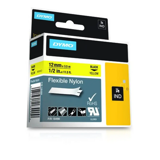 Ламинирана касета Dymo Nylon Flexible IND Многоцветен