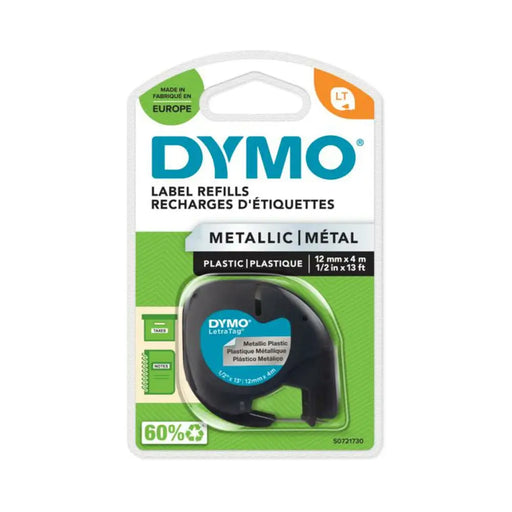 Ламинирана лента за етикетиране Dymo 91208 LetraTag® Черен