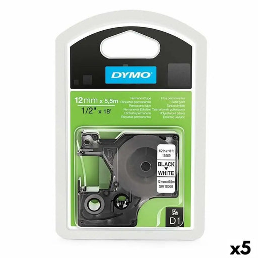 Ламинирана лента за етикетиране Dymo D1 16959 12 mm x 5,5 m