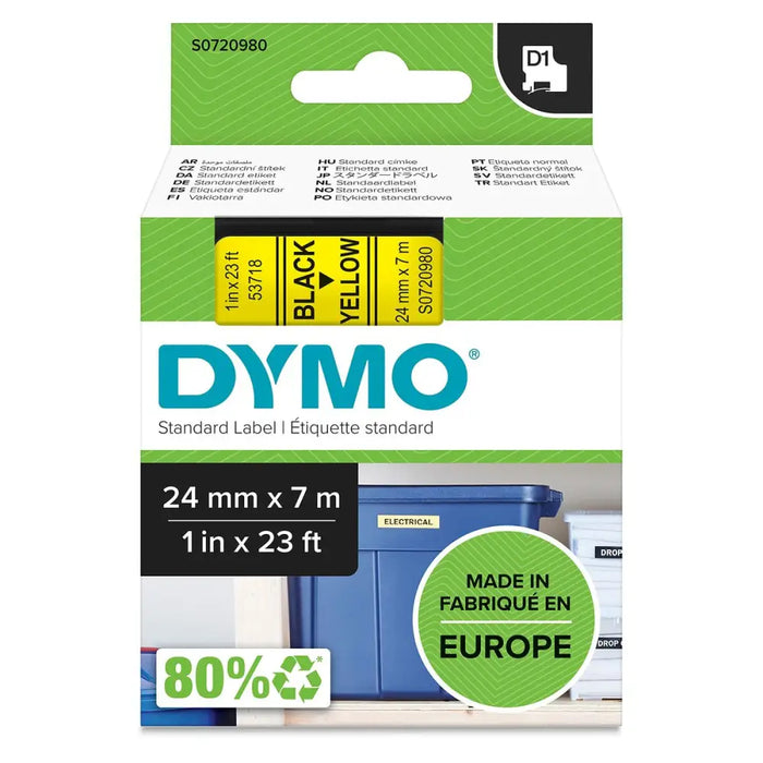 Ламинирана лента за етикетиране Dymo D1 53718 24 mm