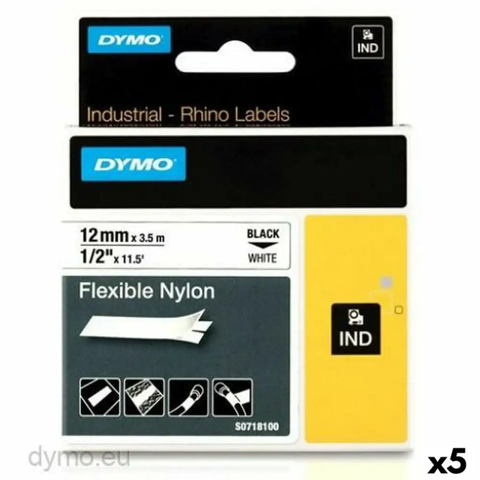 Ламинирана лента за етикетиране Rhino Dymo ID1-12 12 x 3,5