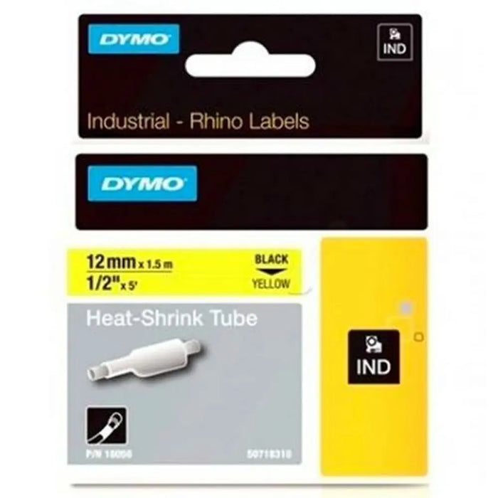 Ламинирана лента за етикетиране Rhino Dymo ID1 12 Жълт