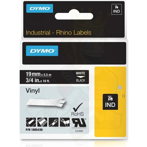 Ламинирана лента за етикетиране Rhino Dymo ID1-19 19 x 5,5