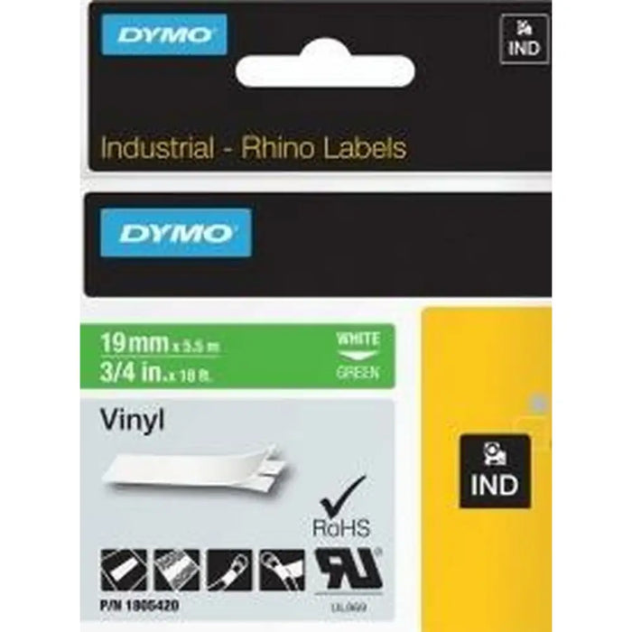 Ламинирана лента за етикетиране Rhino Dymo ID1 19 19 x 5,5