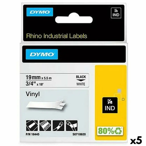 Ламинирана лента за етикетиране Rhino Dymo ID1 19 19 x 5,5