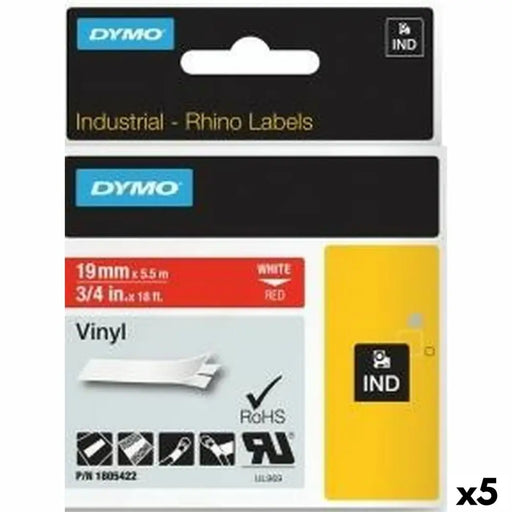 Ламинирана лента за етикетиране Rhino Dymo ID1-19 19 x 5,5