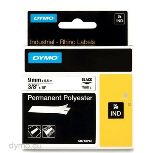 Ламинирана лента за етикетиране Rhino Dymo ID1-9 9 x 5,5 mm