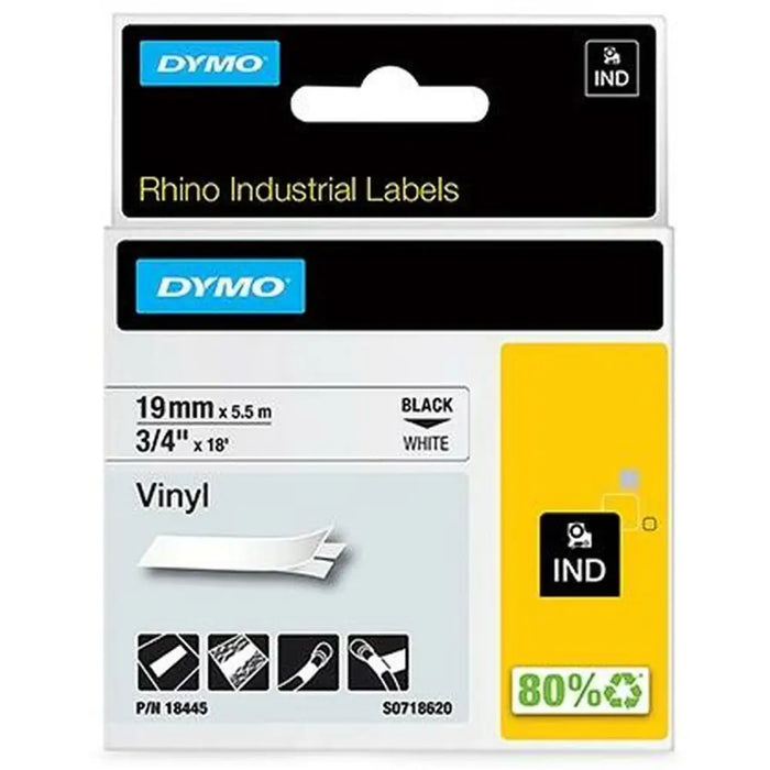 Ламинирана лента за етикетиране Rhino Dymo ID1 19 19 x 5,5
