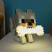 Лампа Paladone Glo Buddies: Minecraft - Wolf Light