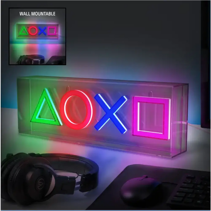 Лампа Paladone: Playstation - LED Neon Light PP12716PS
