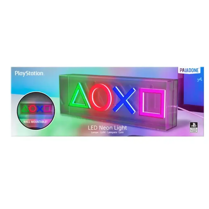 Лампа Paladone: Playstation - LED Neon Light PP12716PS