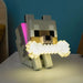 Лампа Paladone Glo Buddies: Minecraft - Wolf Light