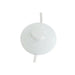 Лампион DKD Home Decor 35 x 25 x 167 cm Кристал Метал Бял
