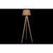 Лампион DKD Home Decor 40 x 40 x 154 cm Естествен Сив Кафяв